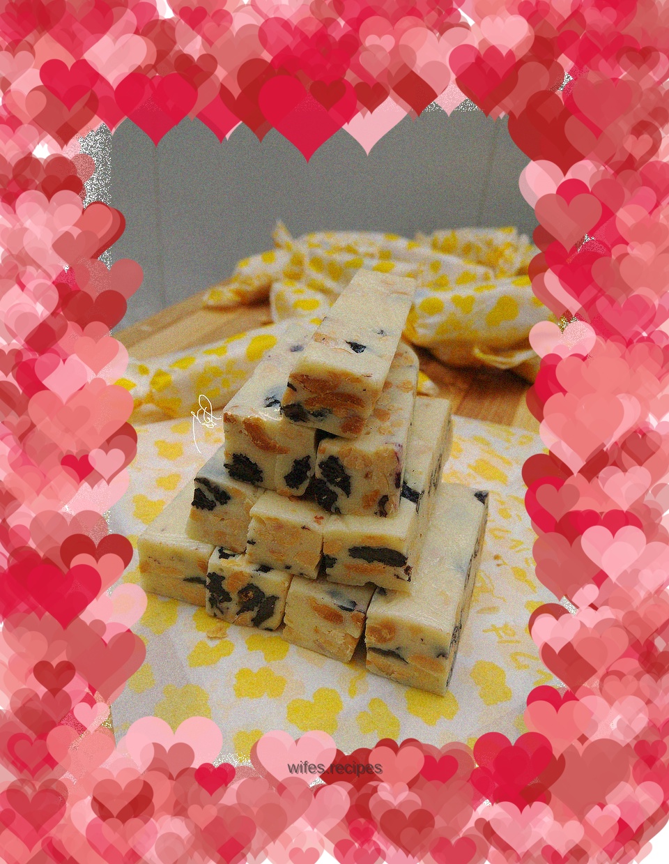 Blackcurrant Peanut Nougat