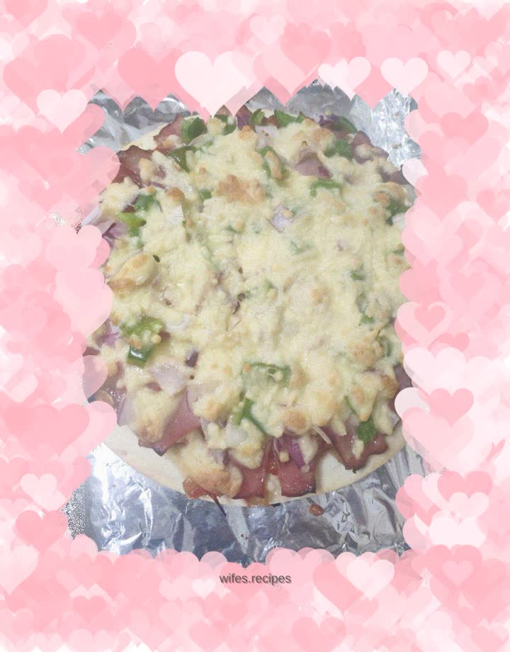 American bacon pizza and trendy duck pizza