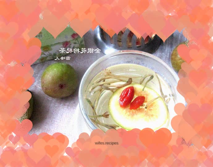 Honeysuckle and wolfberry fruit tea