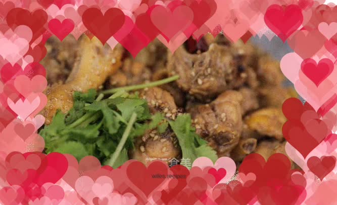 The temptation of a chicken - spicy chicken