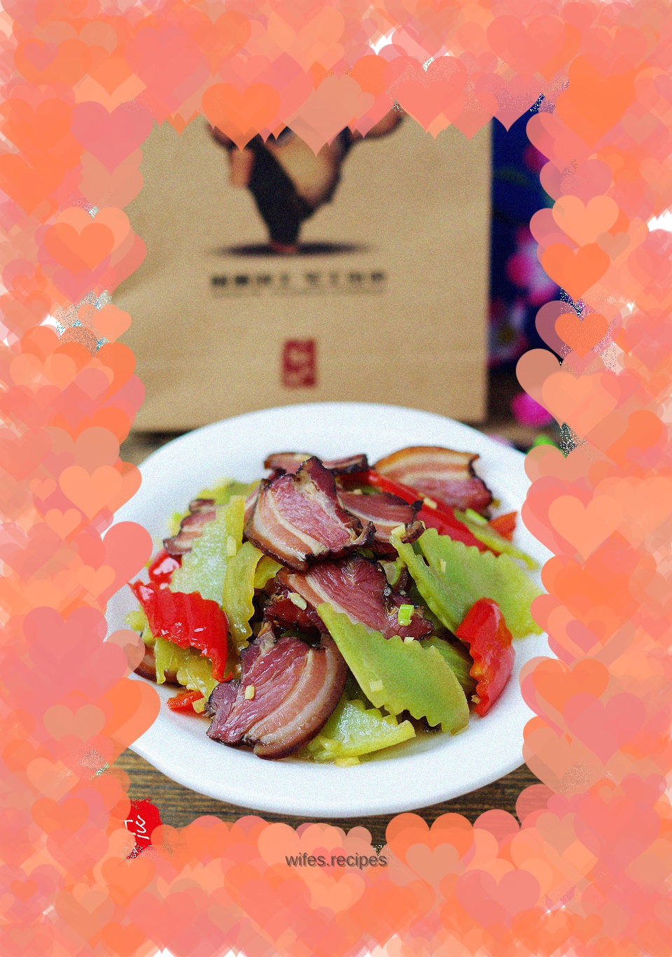 Preserved green bamboo shoots