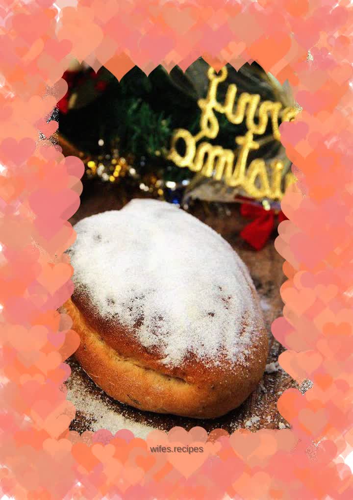 Late Bread---Christmas Stollen Bread