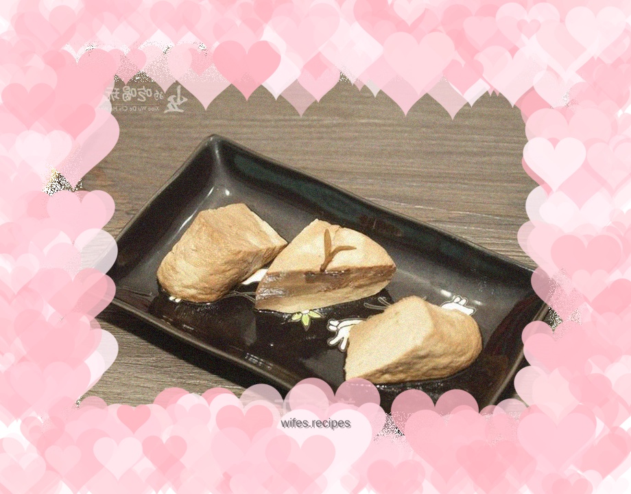 Tea flavored dried tofu