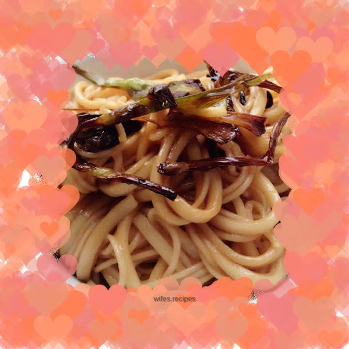 Scallion oil noodles