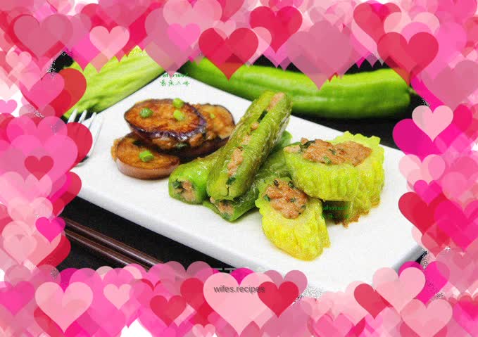 Pan-fried Stuffed Three Treasures