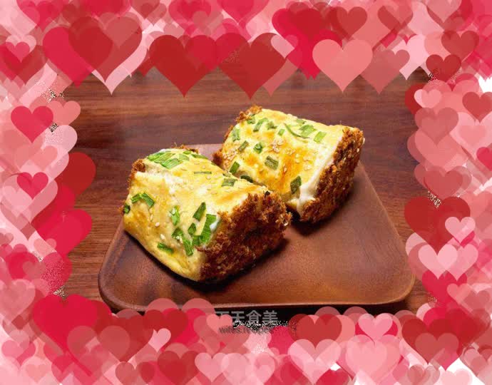 Meat floss bread