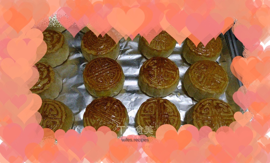 Cantonese style five-nut mooncake