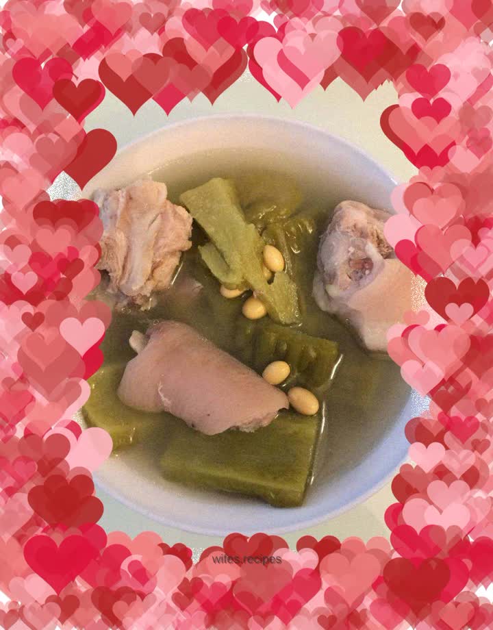 Pig Tail Bitter Melon Soup!