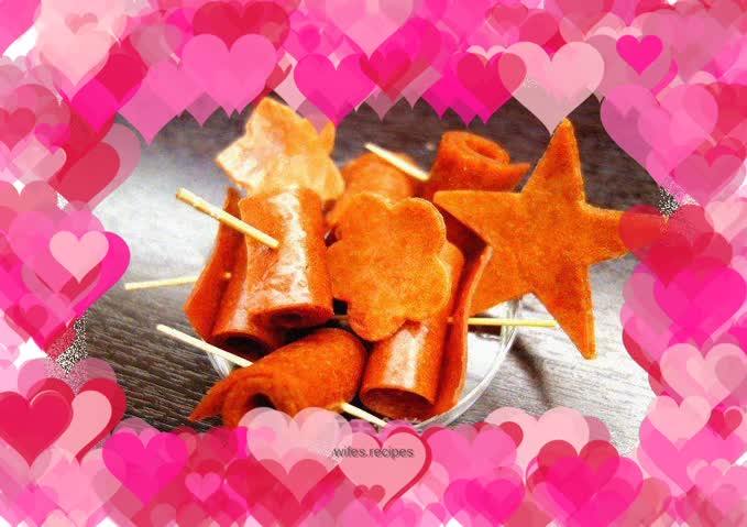 Home-made snacks, sweet and sour fruit peel