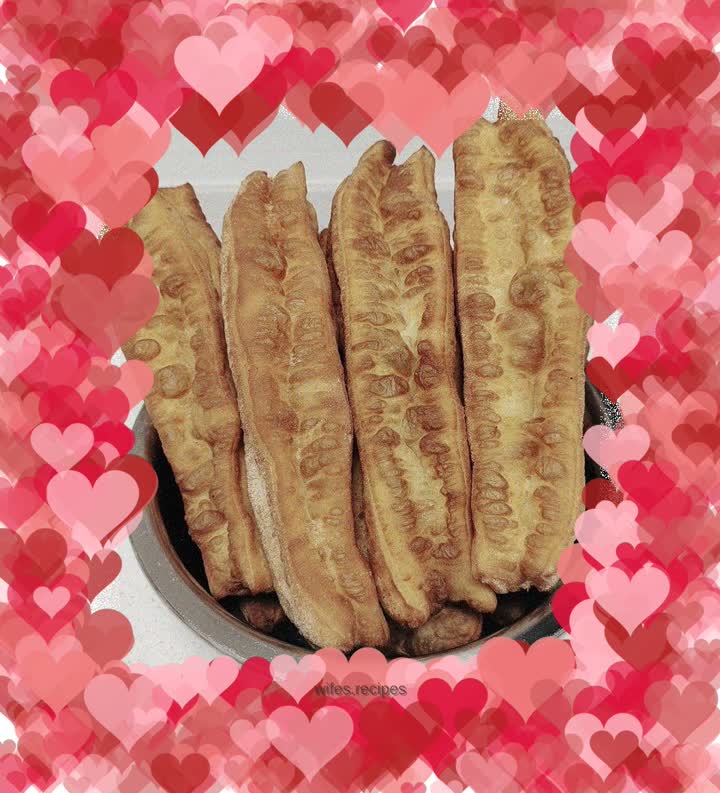 Crispy fried dough sticks for breakfast