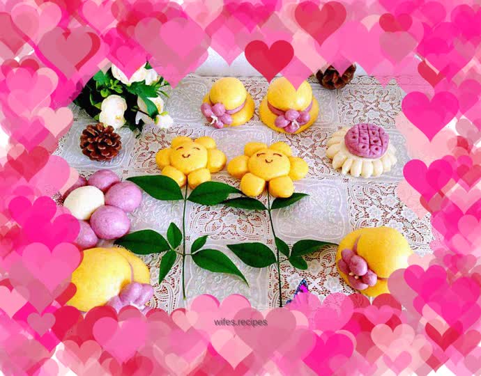 Straw Hat Steamed Buns Style Steamed Buns