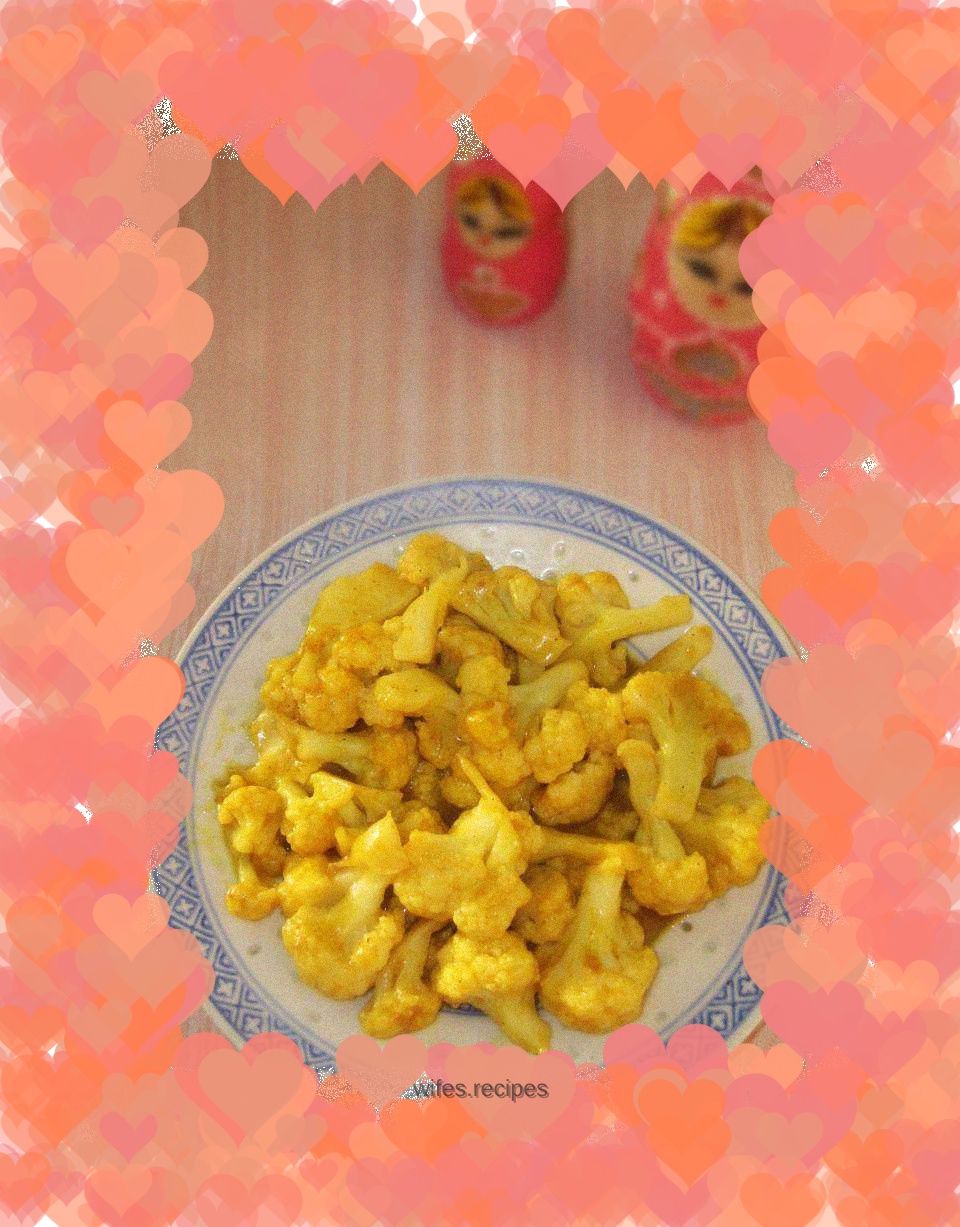 Curry Roasted Cauliflower