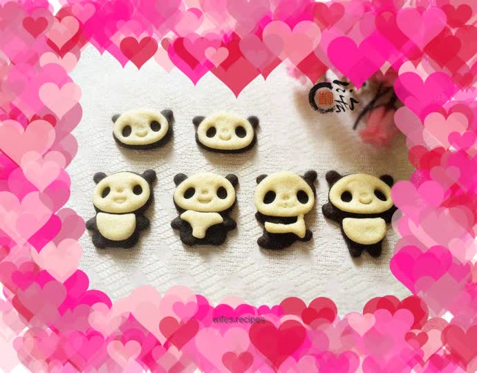 Red Panda Cookies – No Butter Version