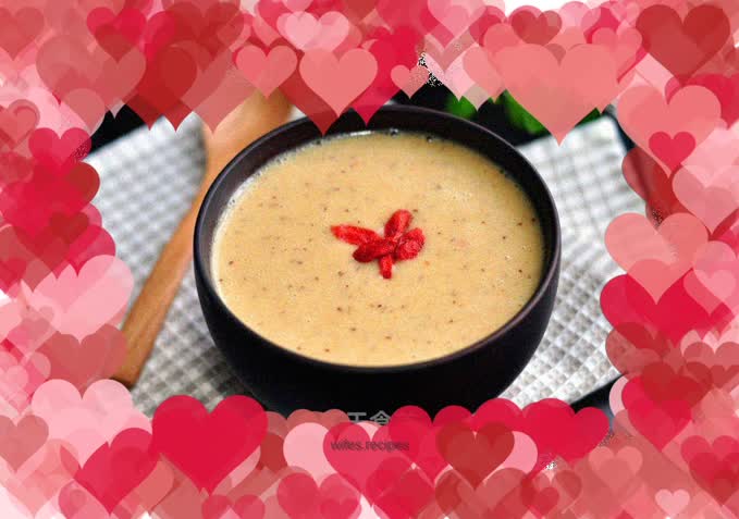 Longan, red dates and millet paste