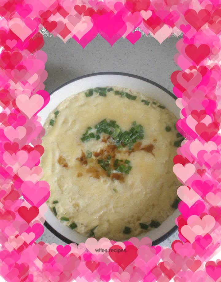 Microwave egg custard