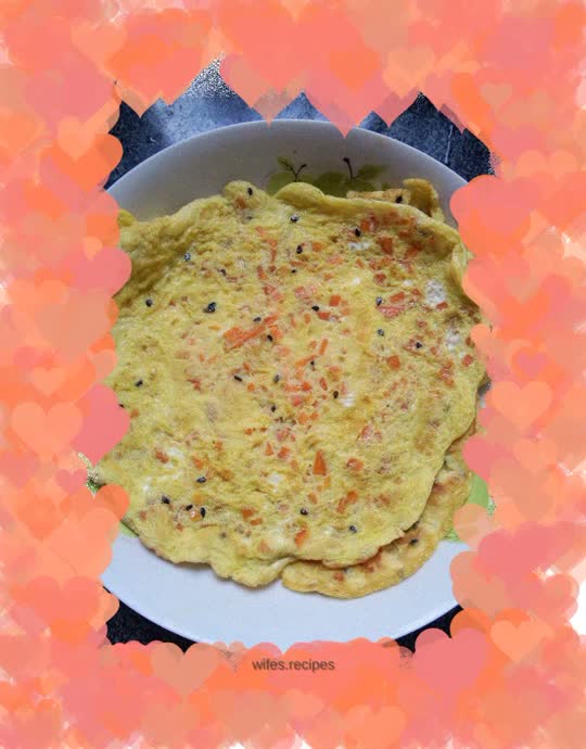 Carrot Egg Pancake
