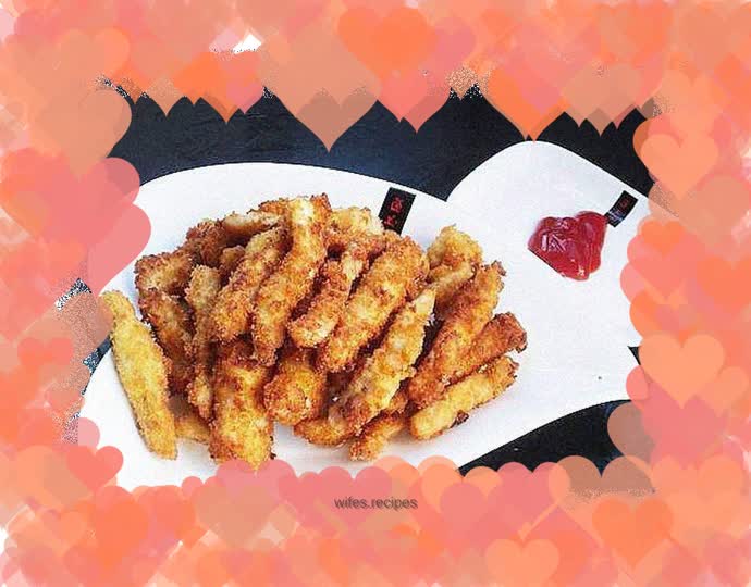 Crispy fried chicken tenders