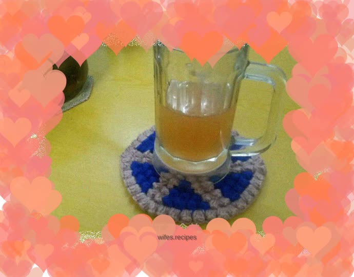 Watermelon peel lemon special drink