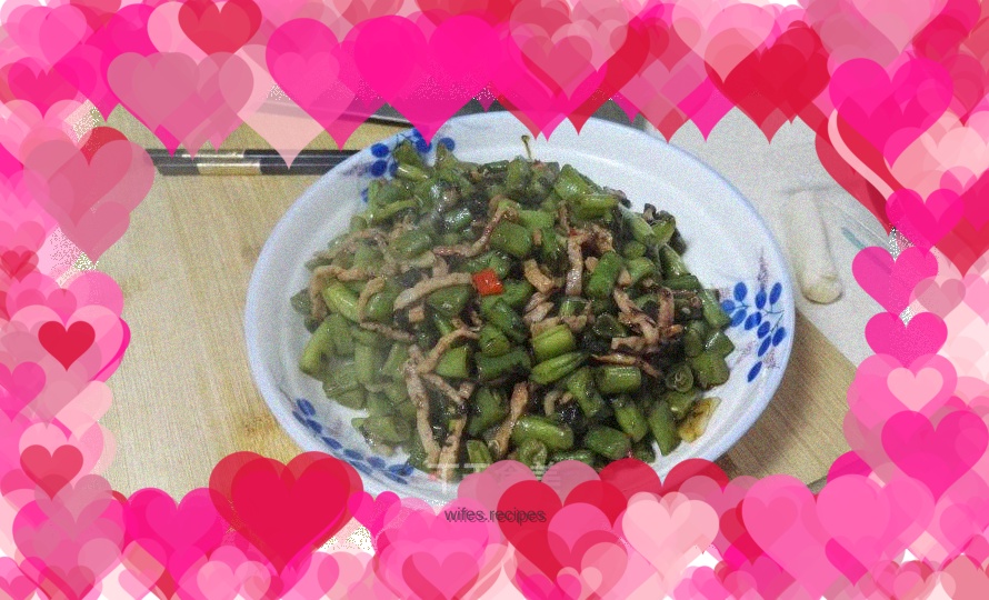 Bacon, Olive Green Beans