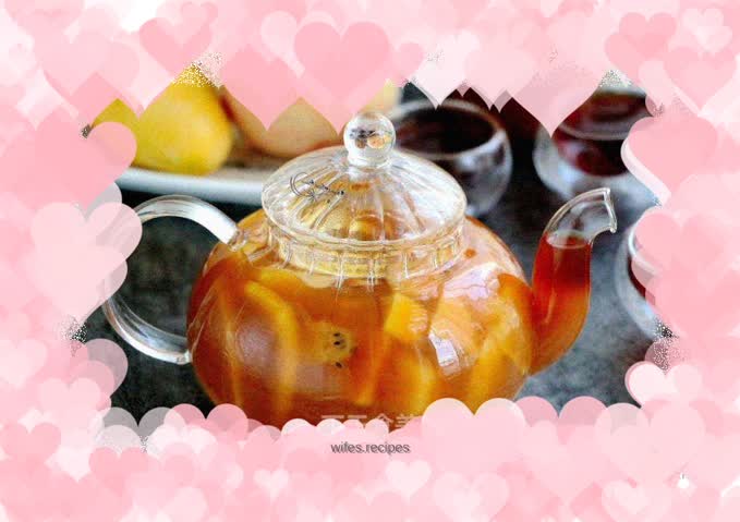 Fruit tea suitable for both hot and cold