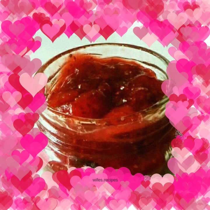 Homemade strawberry jam