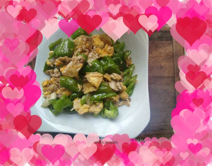 Chili scrambled eggs