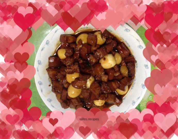 Pressure cooker version of braised pork