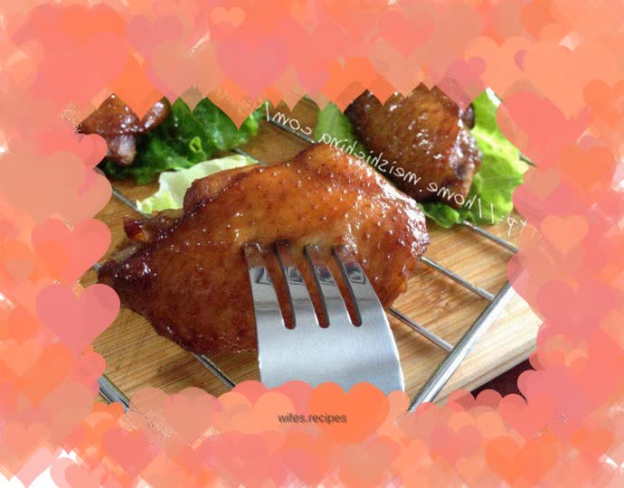[Honey Grilled Chicken Wings]----Sweet and sweet