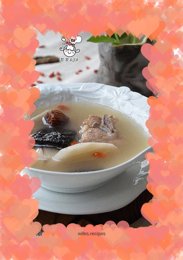 Eucommia yam soup - a beautiful soup to relieve back pain