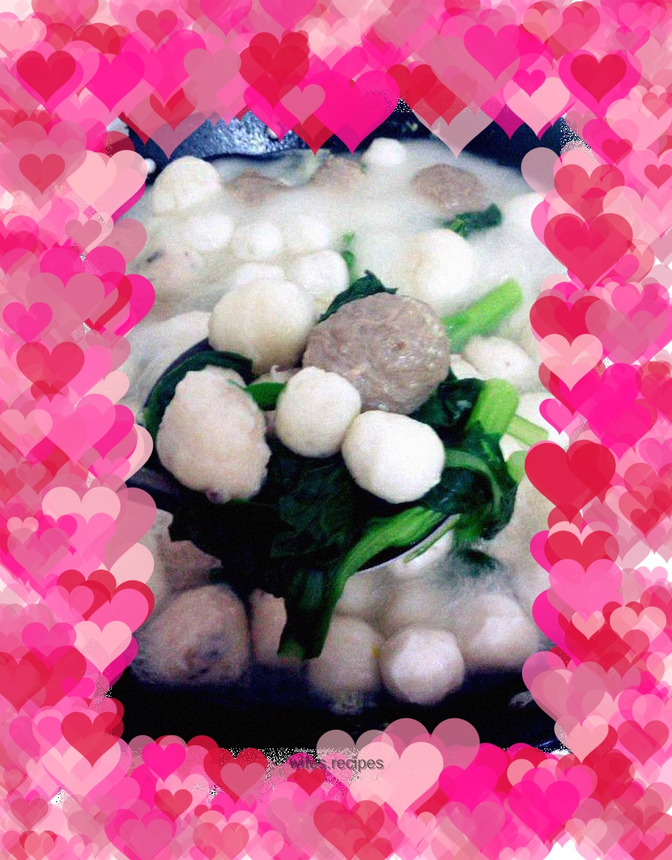 Meatballs and cabbage soup