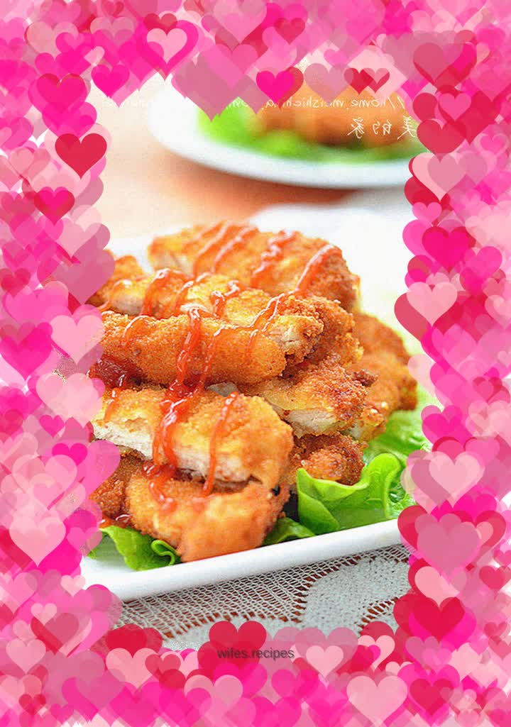 Cut out the hot street snack-----Crispy Chicken Steak