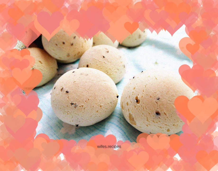 Black sesame rice cake bread