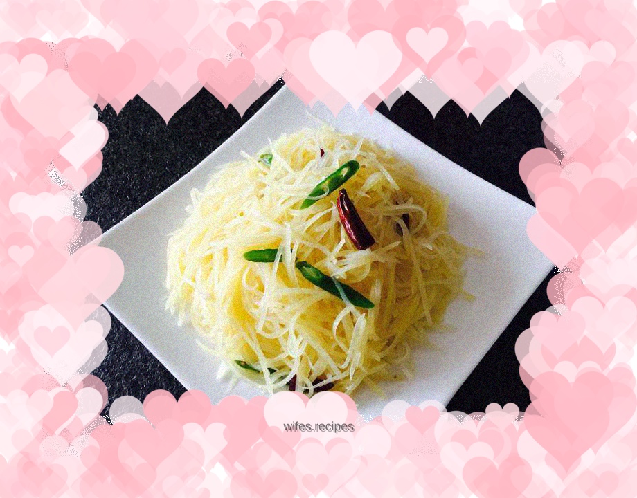 Hot and sour potato shreds