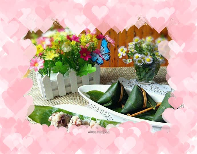 Red Bean Sausage Zongzi