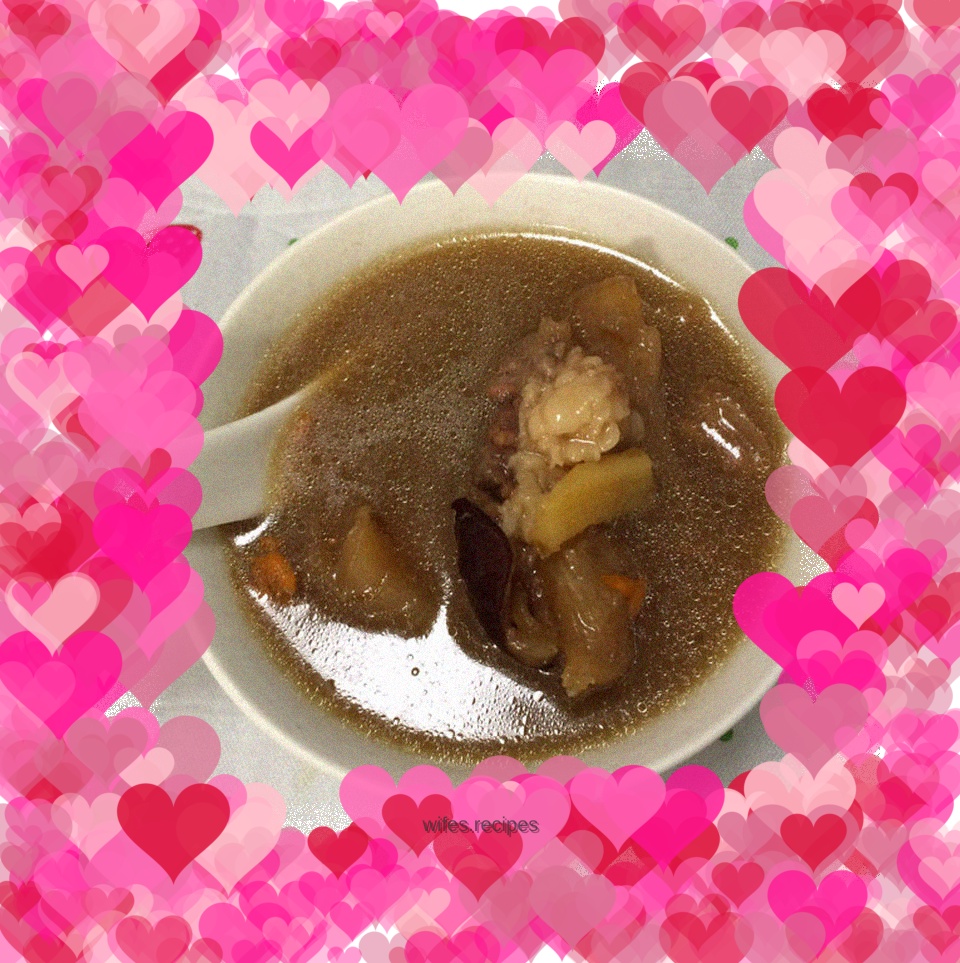 Medicinal beef tendon soup