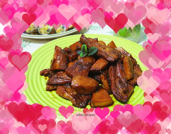 Roasted spring bamboo shoots with pork cartilage