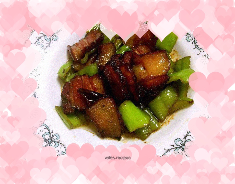 Green pepper bacon