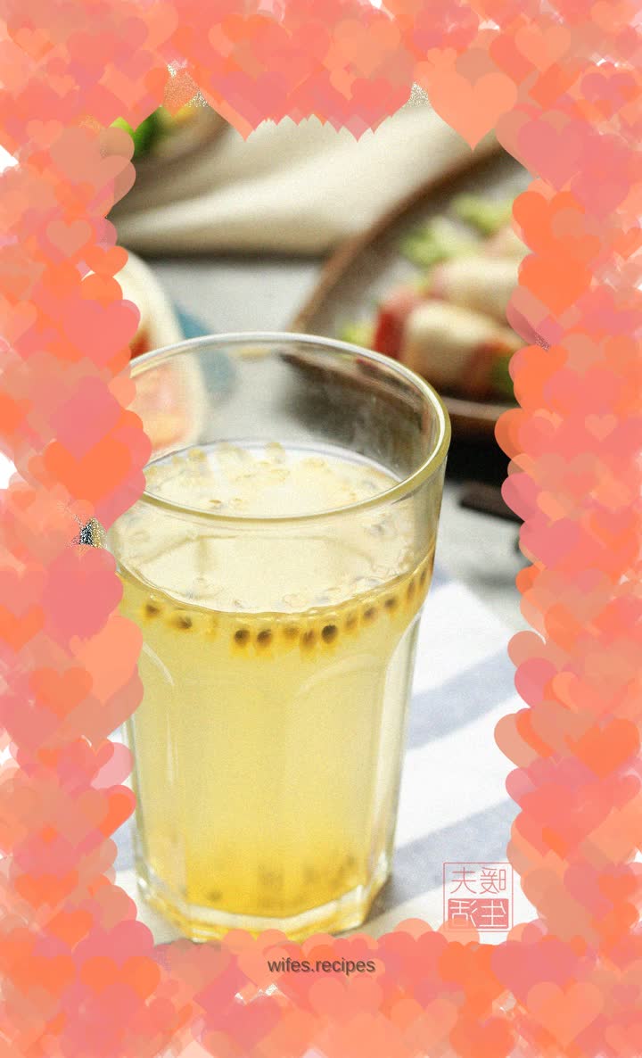 Passion fruit honey water