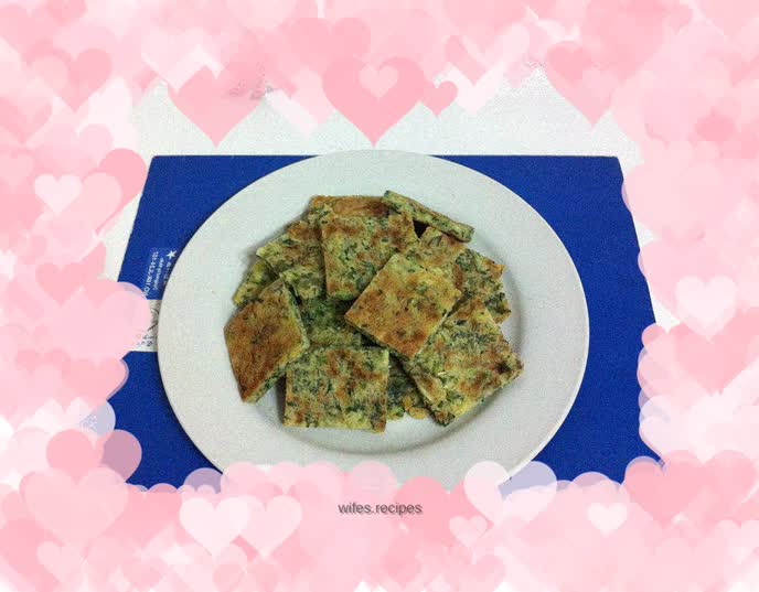 Shepherd's Purse Egg Pancake