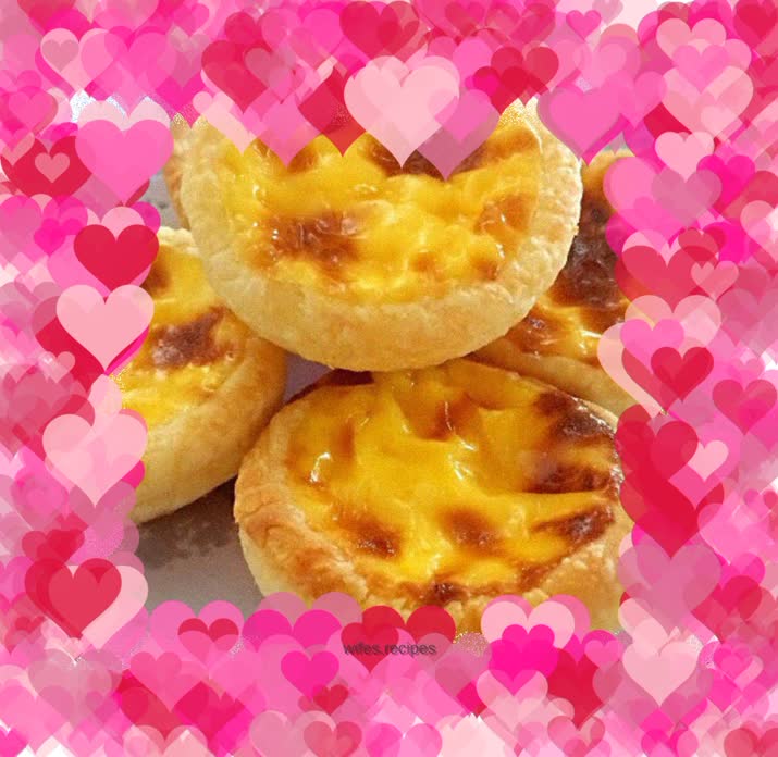 How to make sweet egg tart + tart crust