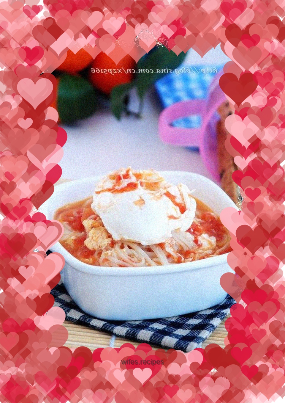 Homemade Tomato Egg Noodles