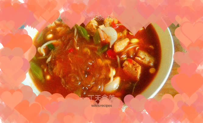 Hot and sour vermicelli pot