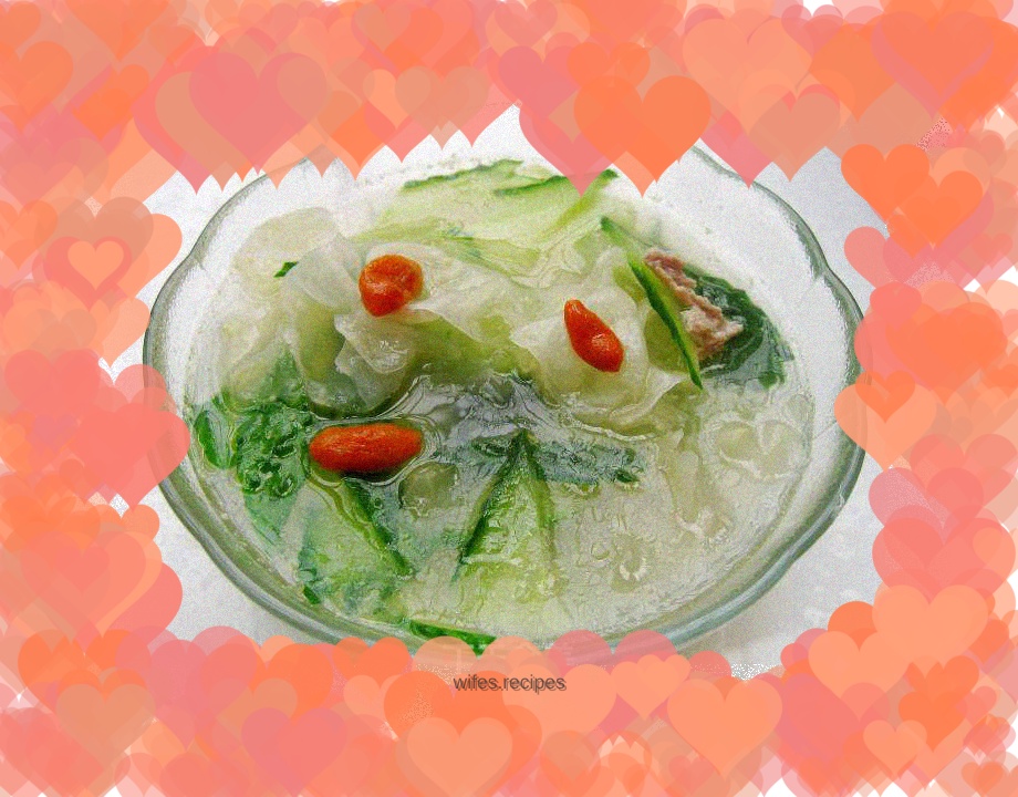Cucumber and Tremella Soup