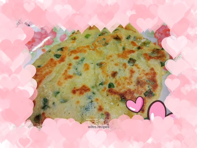 Chives, five-spice bean dregs cake