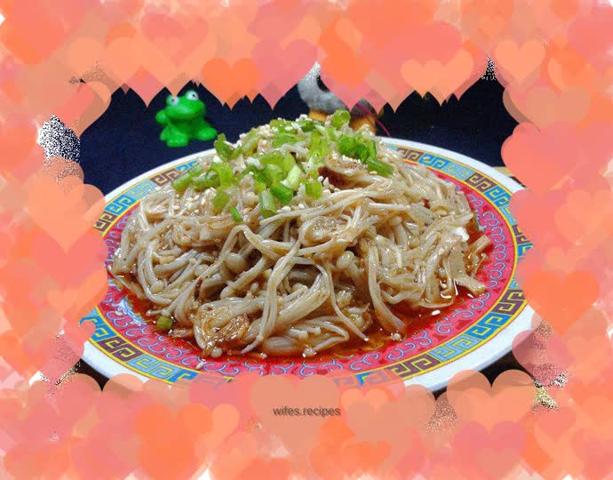 Cold Enoki Mushrooms