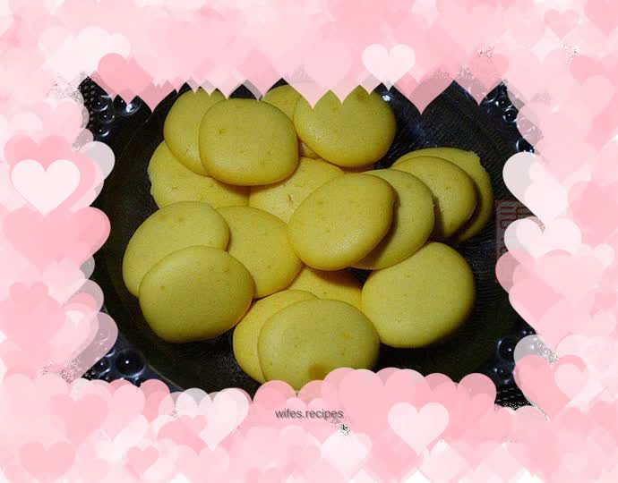 Egg yolk cookies