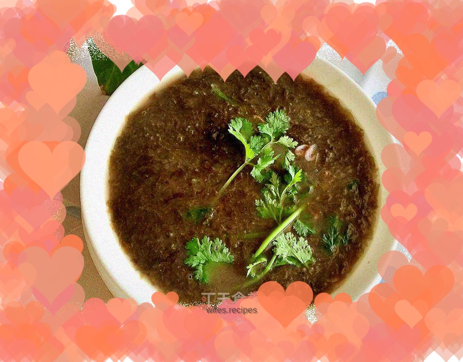 Seaweed and shrimp skin miso soup