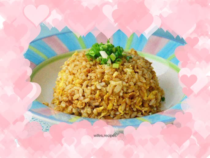 Fried rice with minced ginger and egg