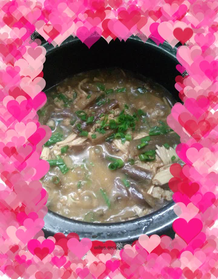 Beancurd and eggplant stew