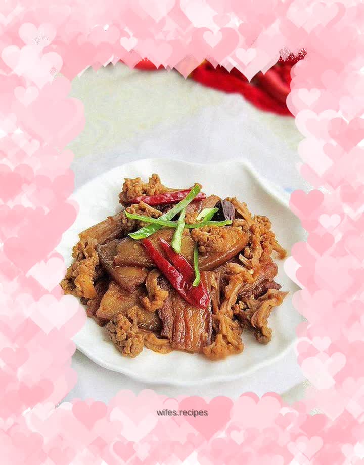 Braised Pork with Dried Cauliflower